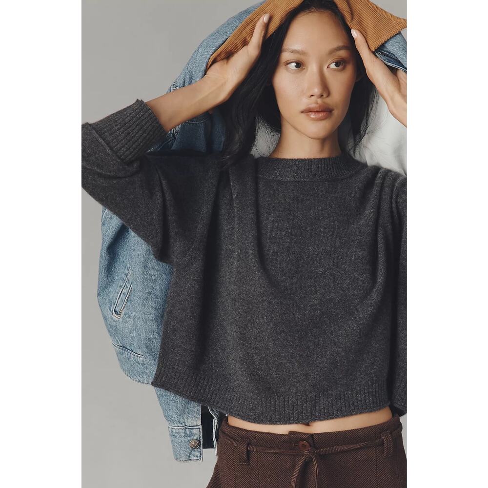 Anthropologie’s Goldie Cashmere Long-Sleeve Crewneck Sweater, NWT, Size S
